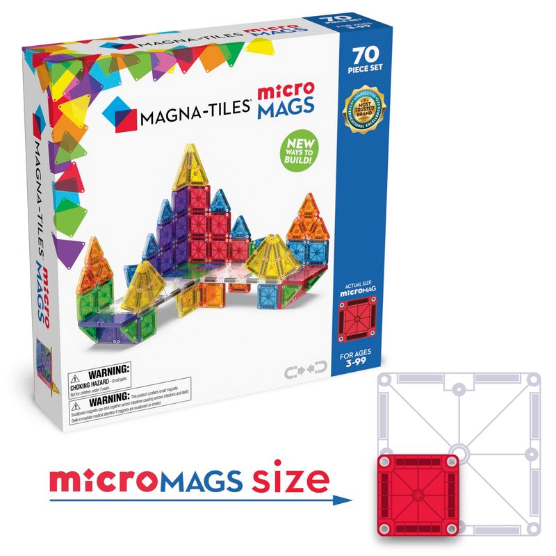 MAGNA-TILES MicroMAGS – 70 deler