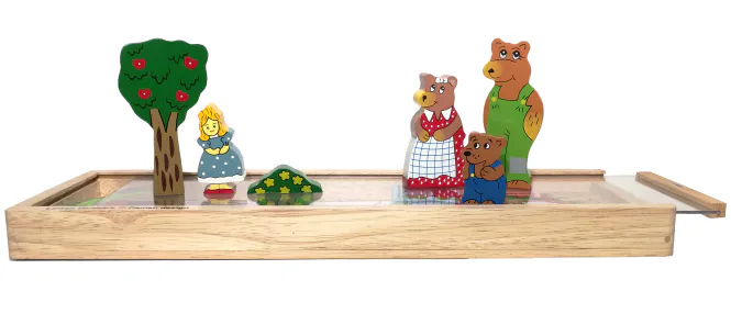 Hovedbilde Bordteater - Gullhår og de tre bjørnene - Larsen ...