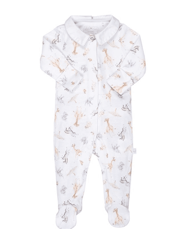 Little Wren - Sparkebukse med jungeldyrmønster - Little Savannah